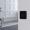 Radiatore di Design Elettrico - Orizzontale a 2 Colonne Tradizionale - Bianco - 300mm x 1190mm Disponibile con Diversi Termostati WiFi
