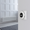 Radiatore di Design Elettrico - Orizzontale a 3 Colonne Tradizionale - Bianco - 300mm x 1190mm - con Termostato Wifi