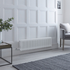 Radiatore di Design Elettrico Orizzontale Bianco 300 x 1190mm 1000W - Windsor