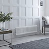 Radiatore di Design Elettrico Orizzontale Bianco 300 x 1190mm 800W - Windsor