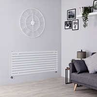 Radiatore di Design Orizzontale 1143W - 590 x 1400mm - Bianco - Revive