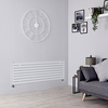 Radiatore di Design Orizzontale 915W - 472 x 1400mm - Bianco - Revive