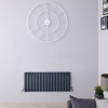 Radiatore di Design Orizzontale Antracite - 400 x 1000mm - 691W - Revive