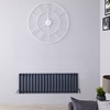Radiatore di Design Orizzontale Antracite - 400 x 1180mm - 813W - Revive
