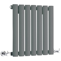 Radiatore di Design Orizzontale Antracite - 400 x 413mm - 284W - Revive