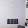 Radiatore di Design Orizzontale Antracite - 400 x 826mm - 569W - Revive