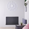 Radiatore di Design Orizzontale Antracite - 635 x 1000mm - 1587W - Sloane