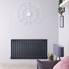 Radiatore di Design Orizzontale Antracite - 635 x 1180mm - 1203W - Sloane