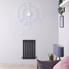 Radiatore di Design Orizzontale Antracite - 635 x 413mm - 421W - Sloane