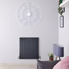 Radiatore di Design Orizzontale Antracite - 635 x 590mm - 934W - Sloane