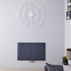 Radiatore di Design Orizzontale Antracite in Alluminio - 600 x 945mm - 1153W - Aurora