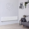 Radiatore di Design Orizzontale Bianco - 354 x 1780mm - 1426W - Sloane