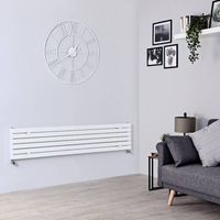 Radiatore di Design Orizzontale Bianco - 354 x 1780mm - 821W - Sloane