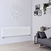 Radiatore di Design Orizzontale Bianco - 472 x 1780mm - 1145W - Sloane