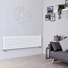 Radiatore di Design Orizzontale Bianco - 472 x 1780mm - 1842W - Sloane