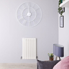 Radiatore di Design Orizzontale Bianco - 635 x 413mm - 421W - Sloane