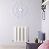 Radiatore di Design Orizzontale Bianco - 635 x 590mm - 934W - Sloane