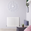 Radiatore di Design Orizzontale Bianco - 635 x 834mm - 842W - Sloane