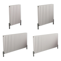 Radiatore di Design Orizzontale Bianco 600mm Revive Air - Disponible in Diverse Misure