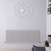 Radiatore di Design Orizzontale Doppio Grigio Chiaro - 635 x 1647mm - 2609W - Revive