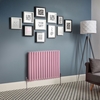 Radiatore di Design Orizzontale Doppio Rosa Revive - Disponibile in Diverse Misure