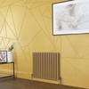Radiatore di Design Orizzontale Giallo (Autumn Yellow) - Colonne Ovali - Revive