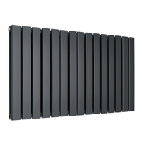 Radiatore di Design Orizzontale Piatto - 595mm x 1050mm - Doppio Pannello - Antracite