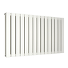 Radiatore di Design Orizzontale Piatto - 595mm x 1050mm - Doppio Pannello - Bianco