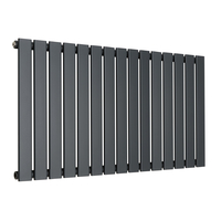 Radiatore di Design Orizzontale Piatto - 595mm x 1050mm - Pannello Singolo - Antracite