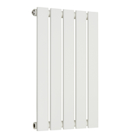 Radiatore di Design Orizzontale Piatto - 595mm x 350mm - Pannello Singolo - Bianco