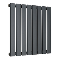 Radiatore di Design Orizzontale Piatto - 595mm x 360mm - Pannello Singolo - Antracite