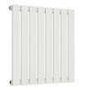 Radiatore di Design Orizzontale Piatto - 595mm x 560mm - Pannello Singolo - Bianco