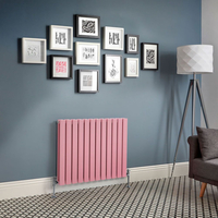 Radiatore di Design Orizzontale Rosa - Alto 635mm - Scelta di Larghezze - Delta