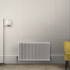 Radiatore di Design Orizzontale Tradizionale Triplo - Bianco - 600 x 1010 x 100mm