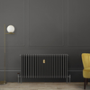 Radiatore di Design Orizzontale Tradizionale Triplo - Grigio (Carbon Grey) - Regent