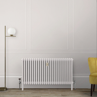 Radiatore di Design Orizzontale Tradizionale Triplo - Rosa (Rose Petal Pink) - Regent