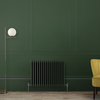 Radiatore di Design Orizzontale Tradizionale Triplo - Verde (Evergreen) - 600 x 785 x 100mm - Regent