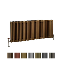 Radiatore di Design Orizzontale Triplo - Scelta di Colori Metallici e Misure - Regent