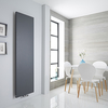 Radiatore di Design Verticale - Antracite - 1800mm - Scelta di Misure - Rubi