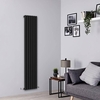 Radiatore di Design Verticale - Nero - 1600mm x 354mm x 82mm - 959 Watt - Savy