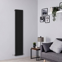 Radiatore di Design Verticale - Nero - 1600mm x 354mm x 82mm - 959 Watt - Savy
