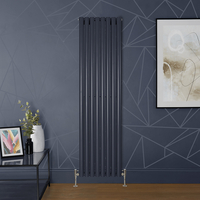Radiatore di Design Verticale a Doppio Pannello - Scelta di Colori Classici e Misure - Revive