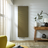 Radiatore di Design Verticale a Pannello Piatto Oro Antico da 1800mm - Varie Dimensioni - Rubi