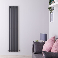 Radiatore di Design Verticale Antracite - 1600 x 354mm - 862W - Sloane