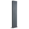 Radiatore di Design Verticale Antracite - 1780 x 354mm - 1448W - Sloane