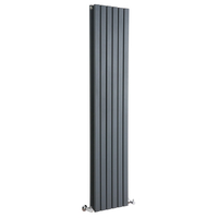 Radiatore di Design Verticale Antracite - 1780 x 354mm - 1448W - Sloane