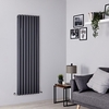 Radiatore di Design Verticale Antracite 1780mm Rombo - Disponibile in Diverse Misure