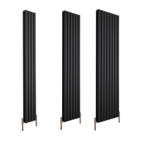 Radiatore di Design Verticale Antracite 1800mm in Diverse Misure - Revive Air
