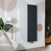 Radiatore di Design Verticale Antracite a Piastra (Pannello Singolo) - 1800mm x 500mm - Attacco Centrale