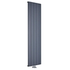 Radiatore di Design Verticale Antracite Aurora - Disponibile in Diverse Misure